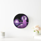 ブッダ ラウンド壁時計 (ホーム)