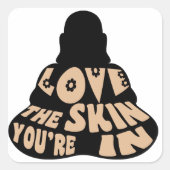 ブッダ・ラブ スクエアシール (正面)