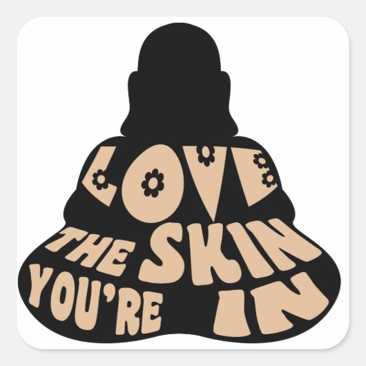 ブッダ・ラブ スクエアシール (正面)