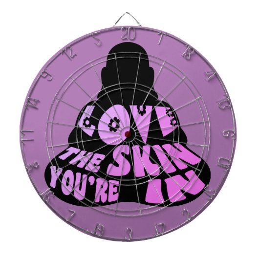 ブッダ　ラブ　パープル ダーツボード (正面)