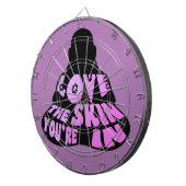 ブッダ　ラブ　パープル ダーツボード (正面右)