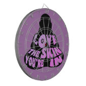 ブッダ　ラブ　パープル ダーツボード (正面左)