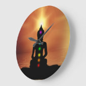 ブッダ ラージ壁時計 (傾斜)