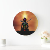 ブッダ ラージ壁時計 (ホーム)