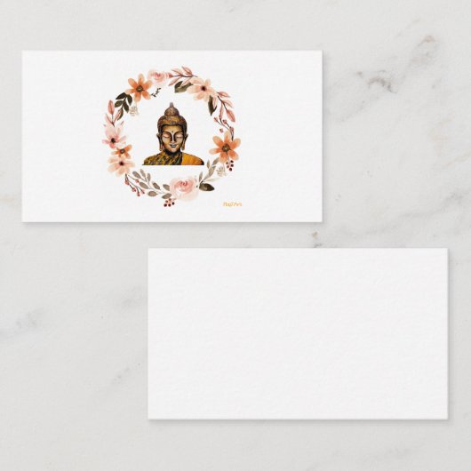 ブッダ 名刺 (正面/裏面)