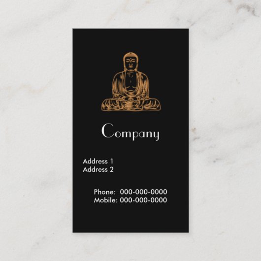 ブッダ 名刺 (正面)