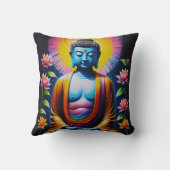 ブッダ – 咲く心 クッション (裏面)