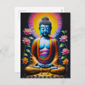 ブッダ – 咲く心 シーズンポストカード (正面/裏面)