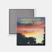 ブッダ：病気 – 磁石 (正面/裏面)