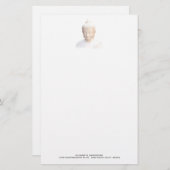 ブッダ 穏やかな瞑想的で穏やかな 便箋 (正面/裏面)