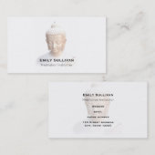 ブッダ 穏やかな瞑想的で穏やかな 名刺 (正面/裏面)