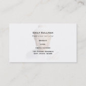 ブッダ 穏やかな瞑想的で穏やかな 名刺 (裏面)