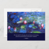 ブッダ: 過去に執着するな ポストカード (正面/裏面)