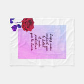 ブッダ#5今日コージーブッダヴィンテージブランマイアミ🌹 フリースブランケット (正面(横))