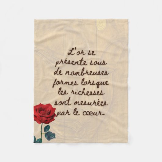 ブッダ#7今日の居心地の良い仏🌹 フリースブランケット (正面)