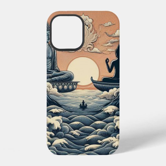 ブッダ iPhoneケース (裏面)