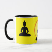ブッダ – Mantra & Meditation Tea/Coffee mug マグカップ (左)