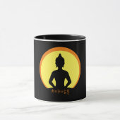 ブッダ – Mantra & Meditation Tea/Coffee mug マグカップ (中央)