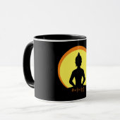 ブッダ – Mantra & Meditation Tea/Coffee mug マグカップ (正面左)