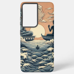 ブッダ SAMSUNG GALAXY S21 ULTRAケース