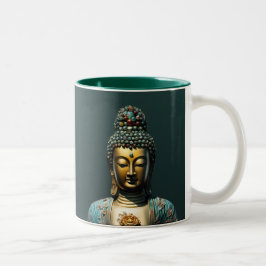 ブッダGuanyin #69 – 仏教寺院Shaman Mug ツートーンマグカップ