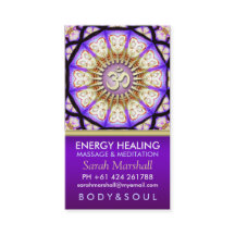 ブッダOMヨガ瞑想ビジネスカード