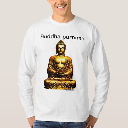ブッダpulnima特別な内面平和。 tシャツ (正面)