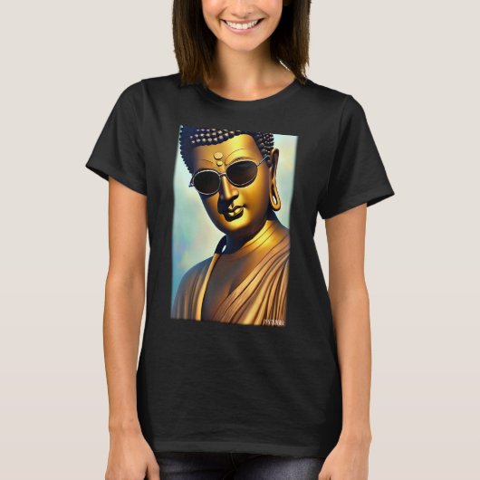 ブッダSiddhartha Gautama Sunglasses Religion Indi Tシャツ (正面)