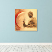 ブッダV キャンバスプリント (インサイチュ (ウッドフロア))