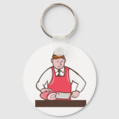 ブッチャーキーチェーン キーホルダー (正面)