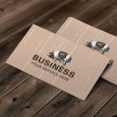 ブッチャーショップミートマーケットピグファームクリ素朴ーム 名刺