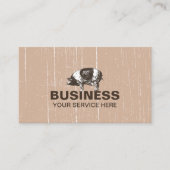 ブッチャーショップミートマーケットピグファームクリ素朴ーム 名刺 (正面)