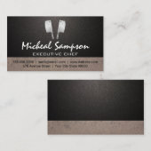 ブッチャーナイフ | シェフ 名刺 (正面/裏面)