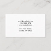 ブッチャーホールディングクレアーバー 名刺 (裏面)