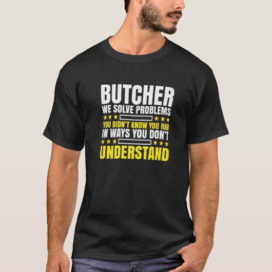 ブッチャー問題ソルバーブッチャー Tシャツ (正面)
