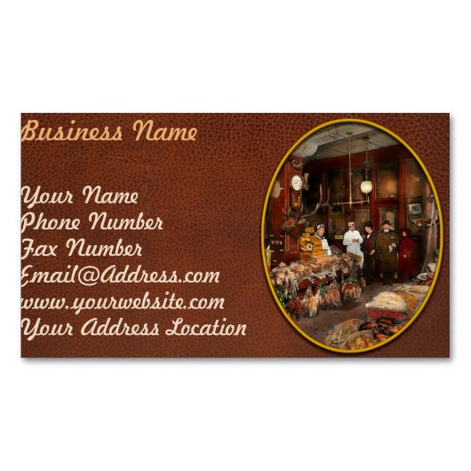 ブッチャー – ゲームセンター1895 マグネット名刺 (正面)