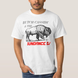 ブッチ・キャシディおよびSundance DJのワイシャツ Tシャツ