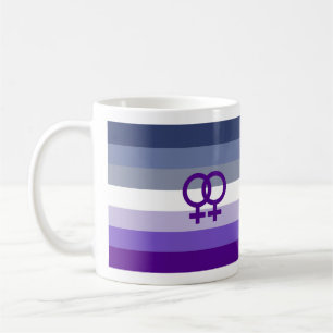 ブッチ レズビアン ラブ WLW プライド コーヒーマグカップ