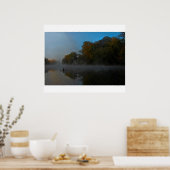 ブッフランスのド川の霧 ポスター (キッチン)