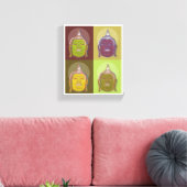 ブッポップ・アートのダアートレトロモダンキャンバスプリント キャンバスプリント (インサイチュ (リビング))