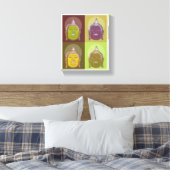 ブッポップ・アートのダアートレトロモダンキャンバスプリント キャンバスプリント (インサイチュ (寝室))