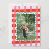 ブッメリークカラフル・ギンガム名前をカスタムする シーズンカード (裏面)