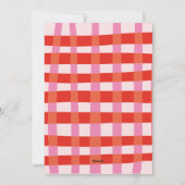 ブッメリークカラフル・ギンガム名前をカスタムする シーズンカード (裏面)