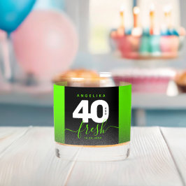 ブッモダンクガーリーグリーングリッター40とフレッシュ ウイスキーグラス