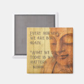 ブッ前向きダ引用文前向き生命確認 マグネット (正面/裏面)