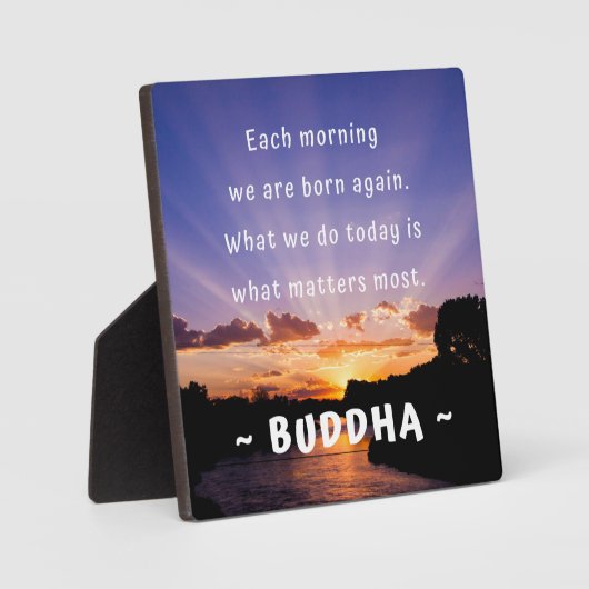 ブッ感動的ダモーニング引用文 フォトプラーク (正面)