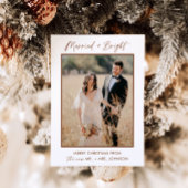 ブッ結婚したグホリデークリスマスカードBohoカード 招待状