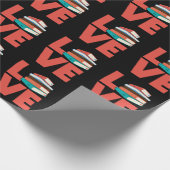 『ブッ読クズ・ラブ・ブックウォーム』 ラッピングペーパー (角)