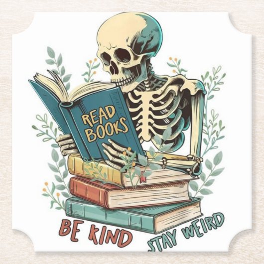 ブッ読ク紙コースター ペーパーコースター (正面)