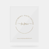 ブティエレガントックカスタム アクリルサイン (正面)